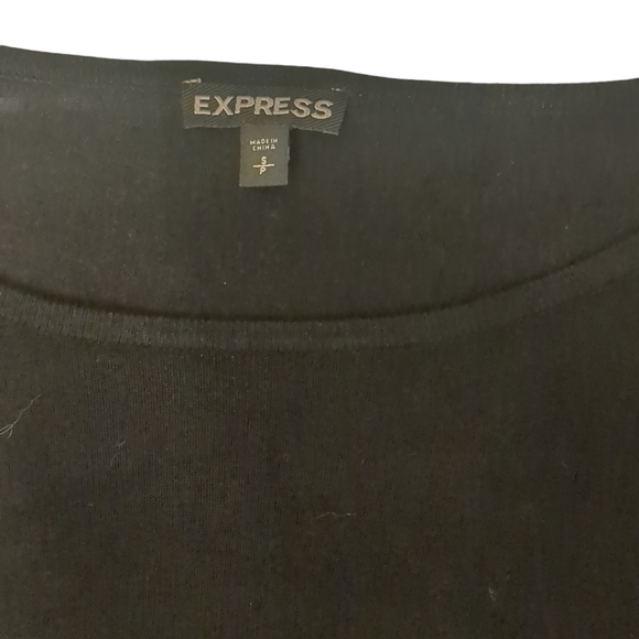 FINAL DAYS $5 Express Fitted Black Sweater Dress CLOSET CLOSING - Picture 4 of 4